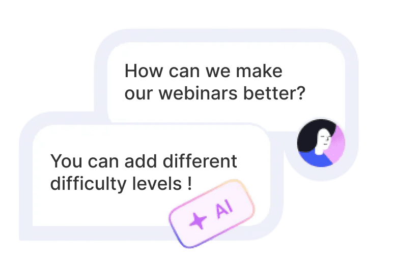 Chat-style survey in gro.now